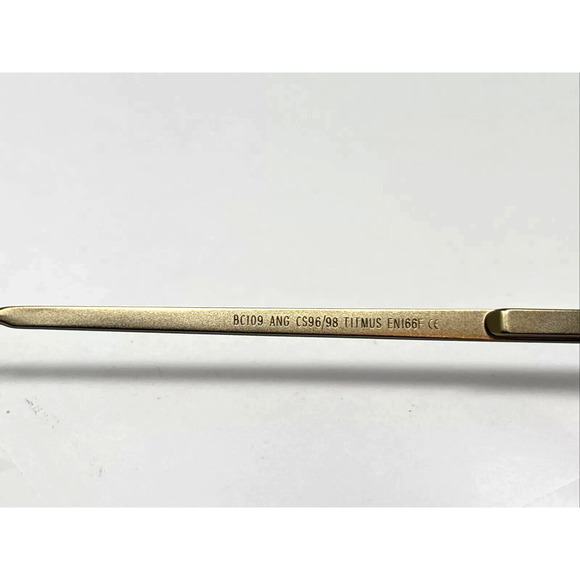 UVEX BY SPERIAN RC109 ANTIQUE GOLD TITMUS SAFTY EYEGLASSES FRAME - Picture 4 of 6